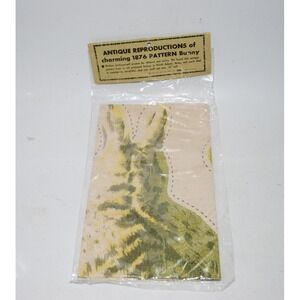 Bunny Rabbit Antique Reproduction 1876 Pattern Toy Pillow Cut & Sew – New